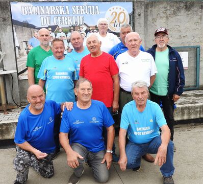 Cerkljanski balinarji delujejo že enaindvajset let 1